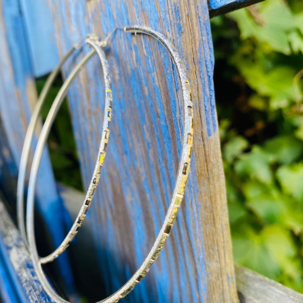 Hoop earrings .925 sterling